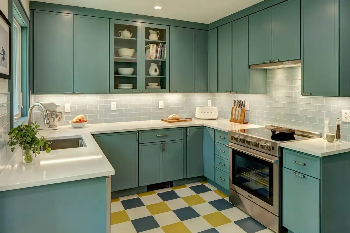 Estimated cost for a small U-shaped kitchen layout in Fremont, NE - Signature Cabinet Studio