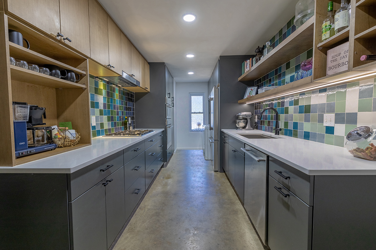 Large kitchen cabinetry pricing Galley without Island at Signature Cabinet Studio