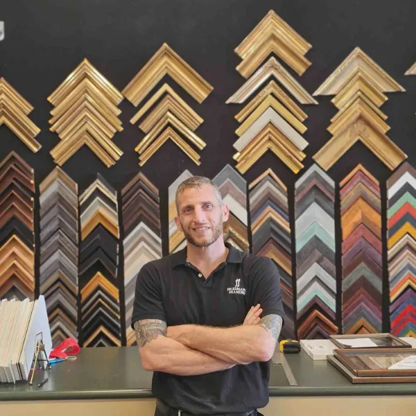 Custom picture framing at Friedman’s Framing, featuring quality craftsmanship and frame styles in Savannah, GA.