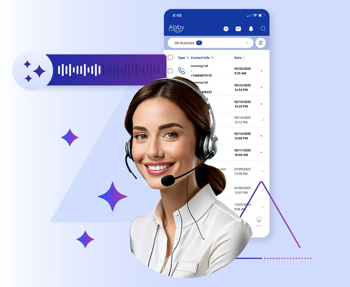 AI chat widget illustration