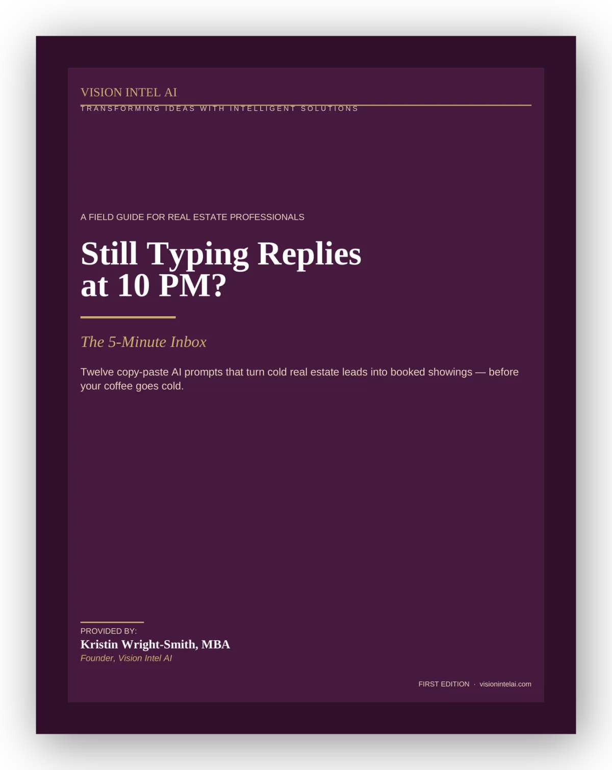 Lead magnet cover — The 5-Minute Inbox