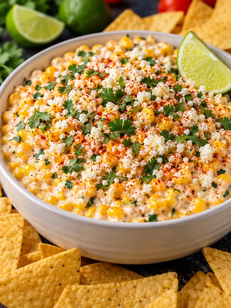 Microwavable Mexican Street Corn Dip Recipe