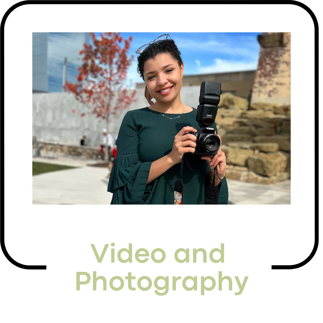 Angelicaholding camera