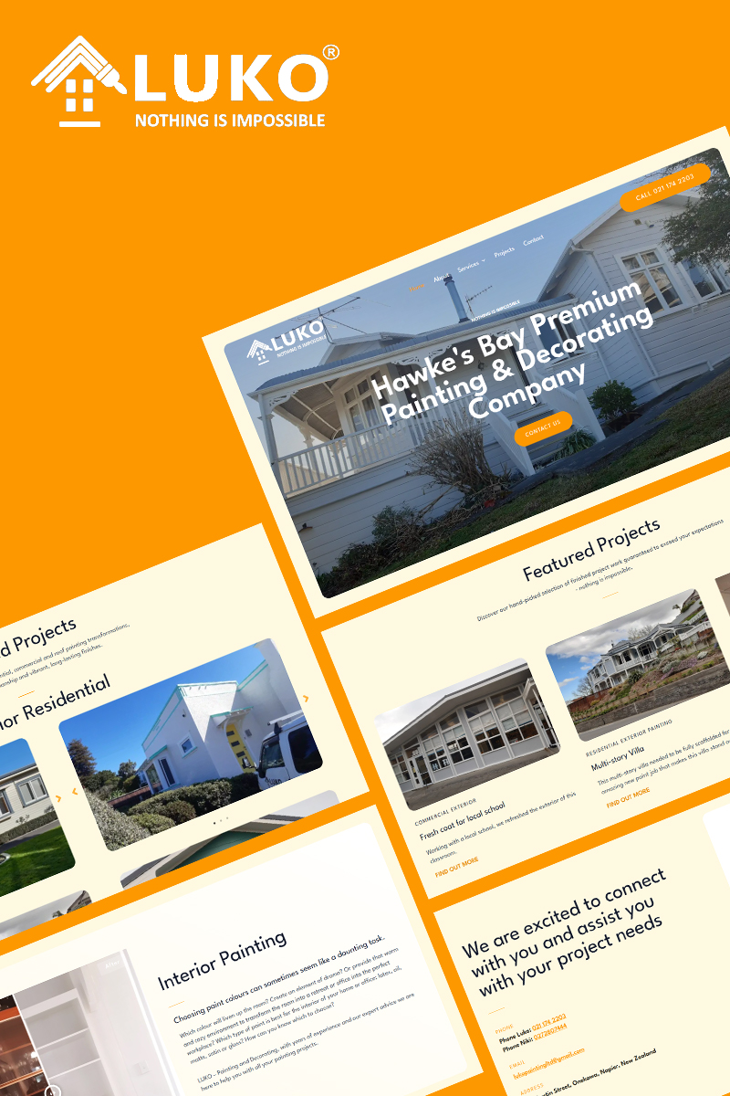 Luko painting website example