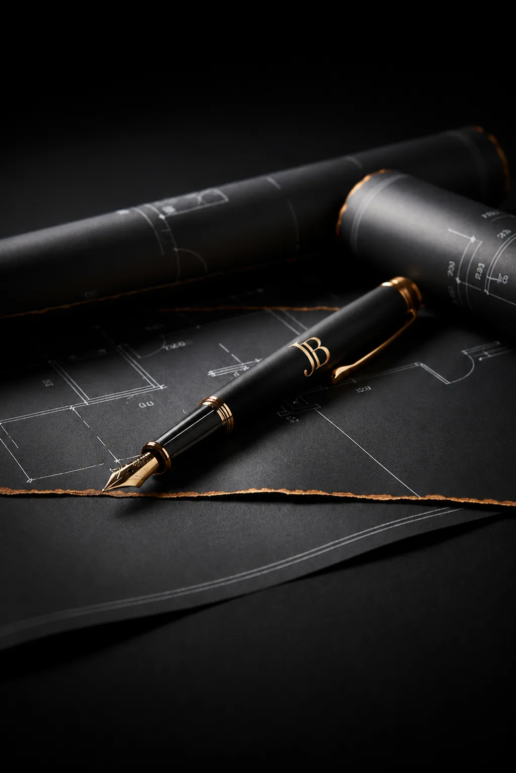 Abstract architectural detail reflecting luxury lifestyle