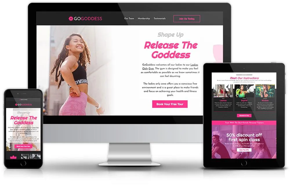 Ladies Gym Funnel Template