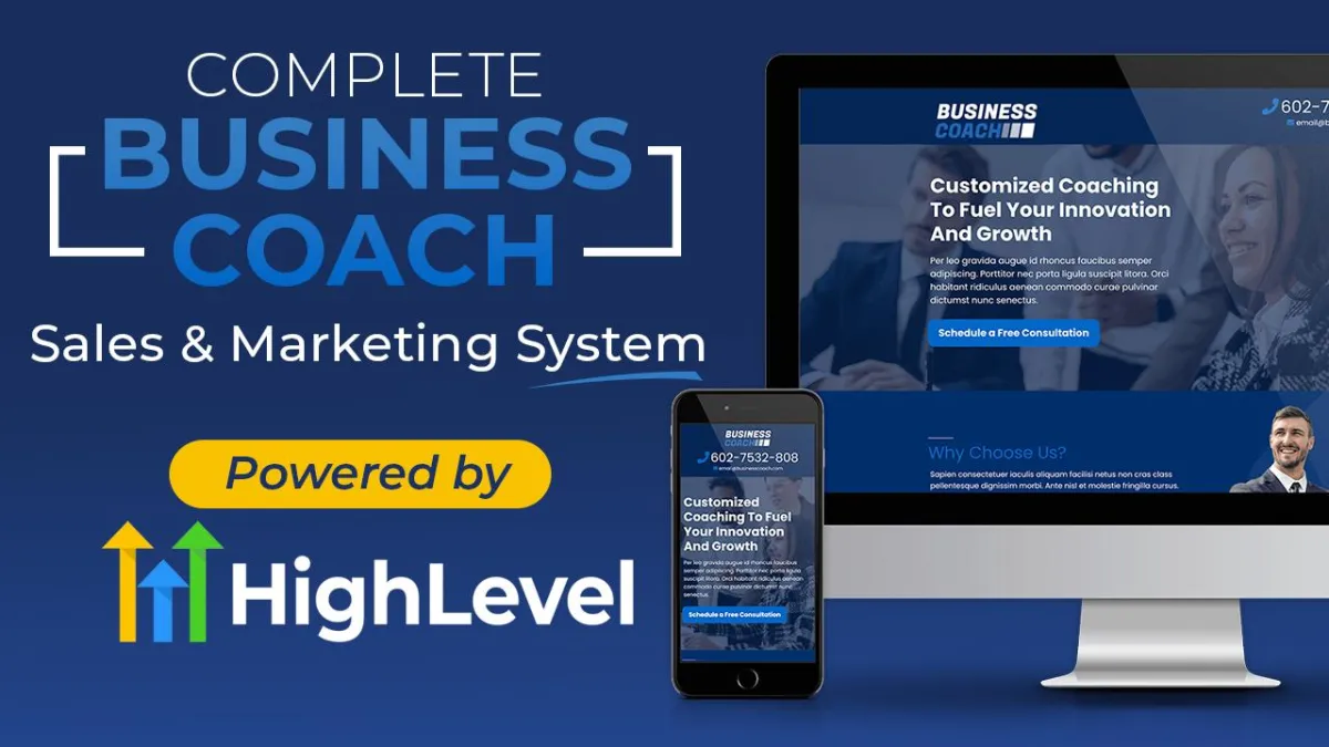 Business Coach snaphot for HighLevel