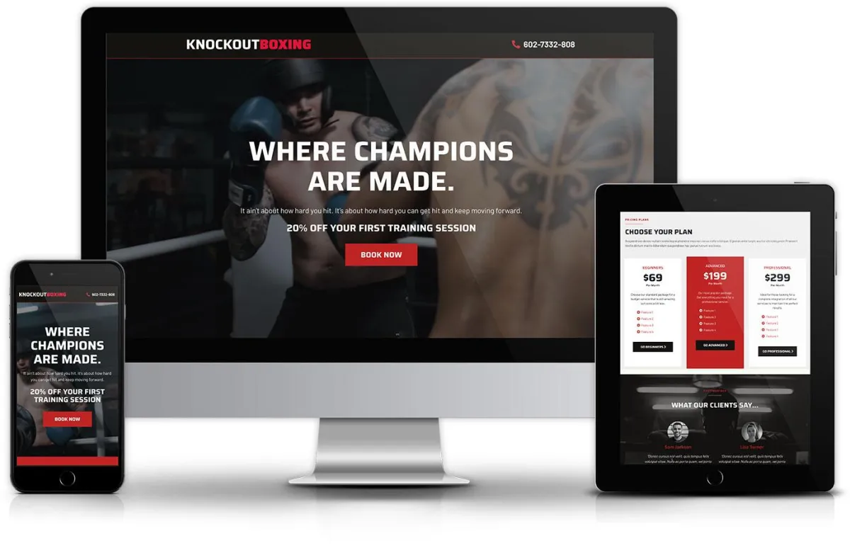 Go High Level Boxing Funnel Template