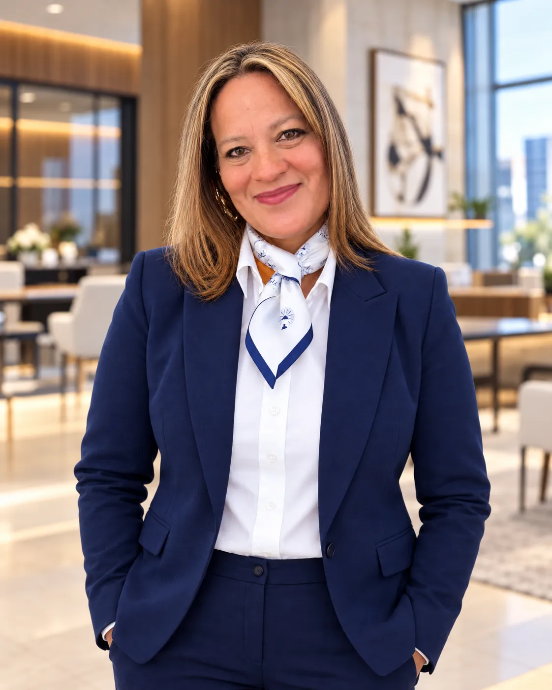 Retrato profesional de Catalina Rocha Patiño, asesora inmobiliaria en Querétaro