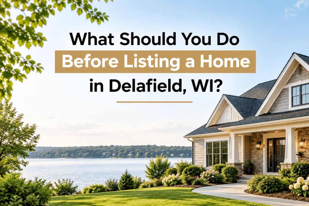 Delafield WI house ready for real estate marketing
