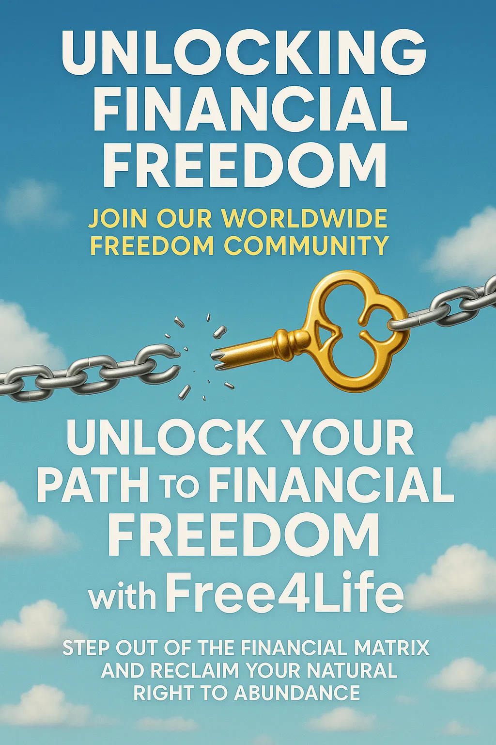 unlock financial freedom, join our worldwide freedom community, unlock your path to financial freedom, join matrix freedom
