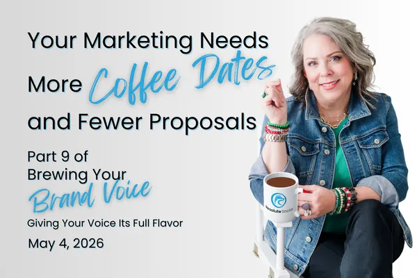 Your Marketing Needs More Coffee Dates and Fewer Proposals 