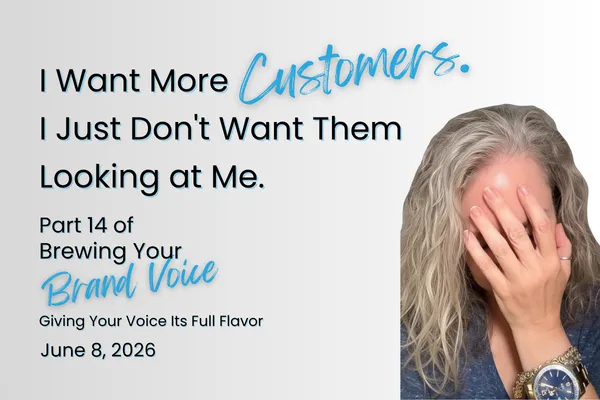 I Want More Customers. I Just Don't Want Them Looking at Me. Rene is hiding her face like her clients do