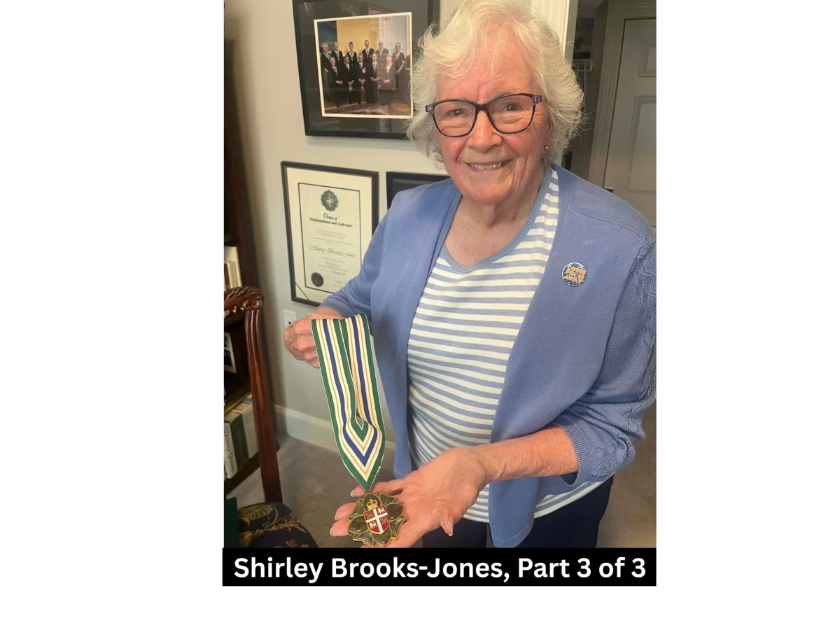 In 2007, Shirley received the Order of the Newfoundland and Labrador Medallion.