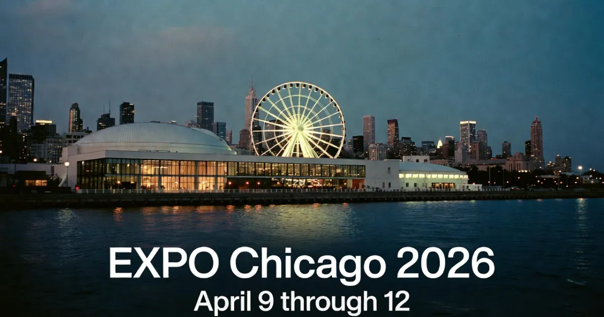 EXPO Chicago 2026 — What Happens at Navy Pier Next Weekend