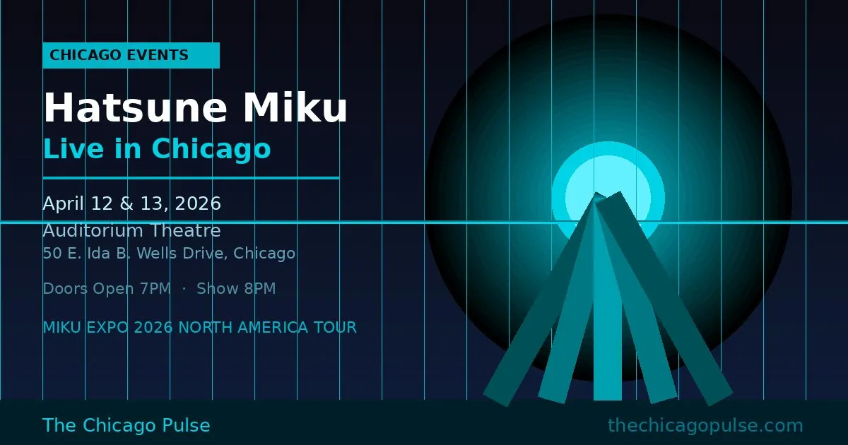 Hatsune Miku Is Coming to Chicago — Two Nights at the Auditorium Theatre