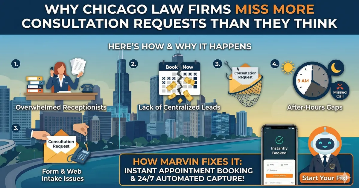 Why Chicago Law Firms Miss More Consultation Requests Than They Think