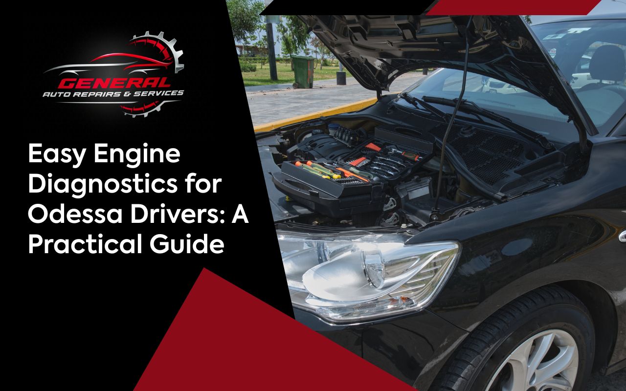 Engine diagnostics for Odessa using a scan tool to read trouble codes