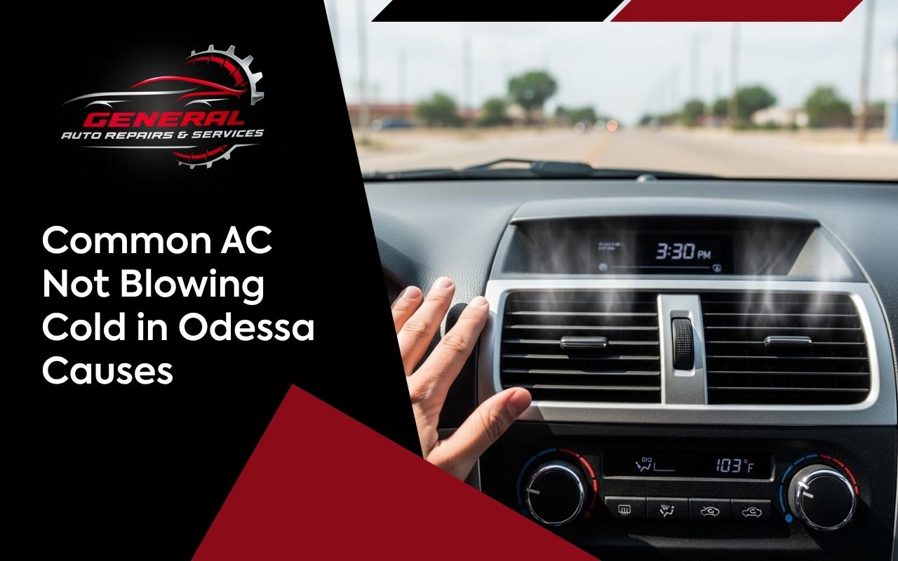 ac not blowing cold in Odessa with warm air coming from car vents
