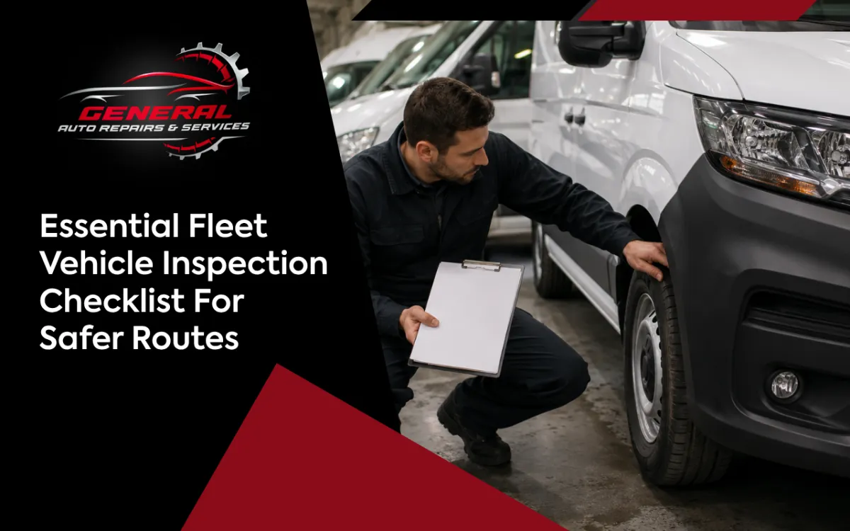 fleet vehicle inspection checklist for safer fleet maintenance