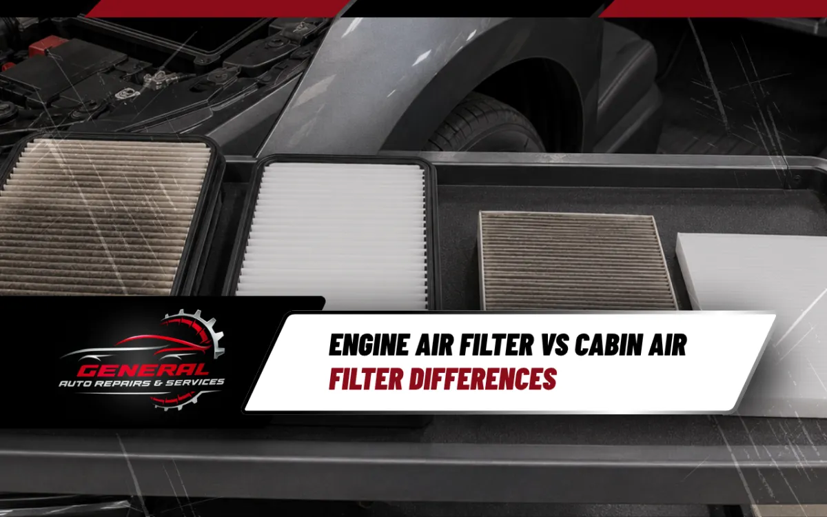Engine air filter vs cabin air filter comparison for vehicle maintenance