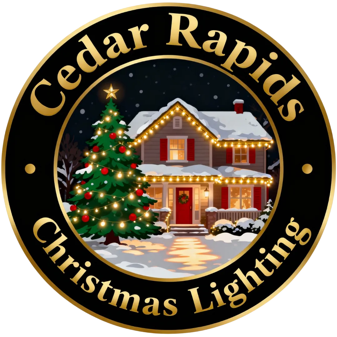 Cedar Rapids Christmas Lighting logo – holiday light installation and design in Cedar Rapids, Iowa