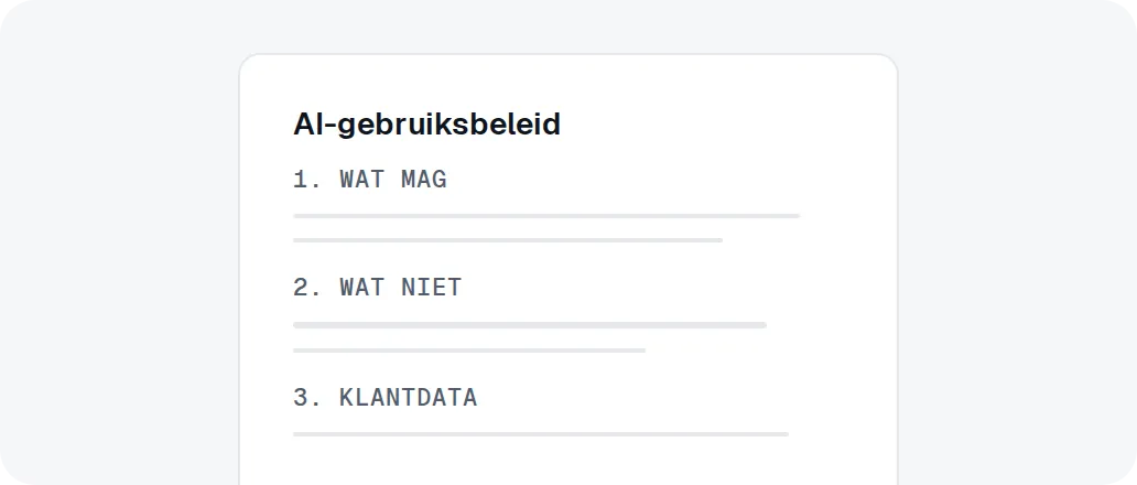 Visual AI-gebruiksbeleid