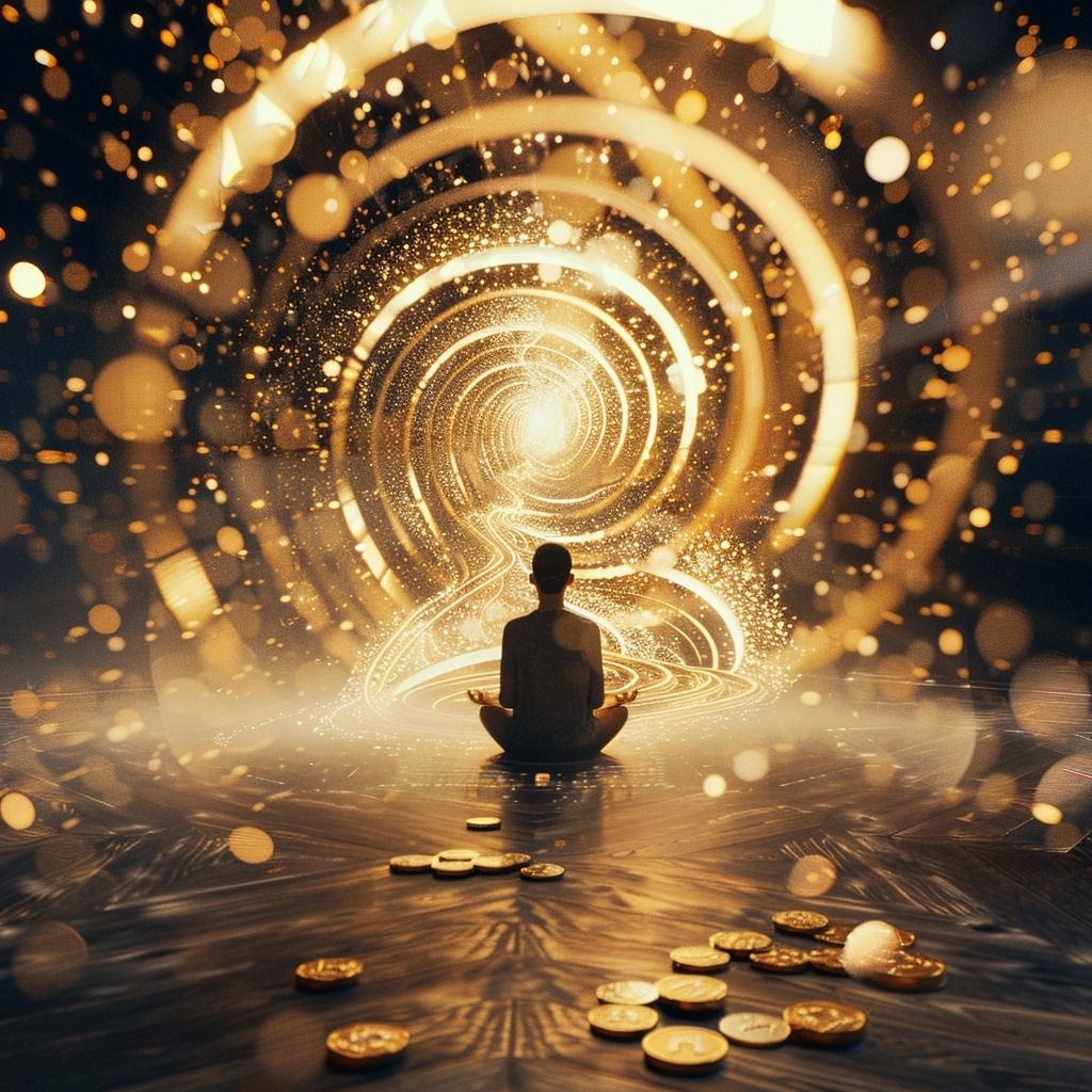 A woman looks to the side in the dark.