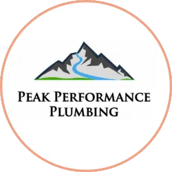Peak Performance Plumbing Bend Circular Logo