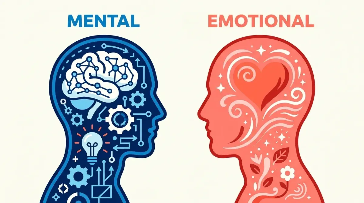Mental Health vs. Emotional Health: The Difference (and Why It Matters)