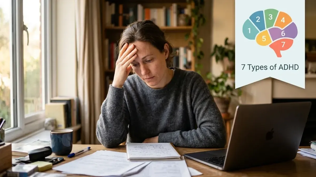7 Types of ADHD in Adults: Symptoms and Treatment