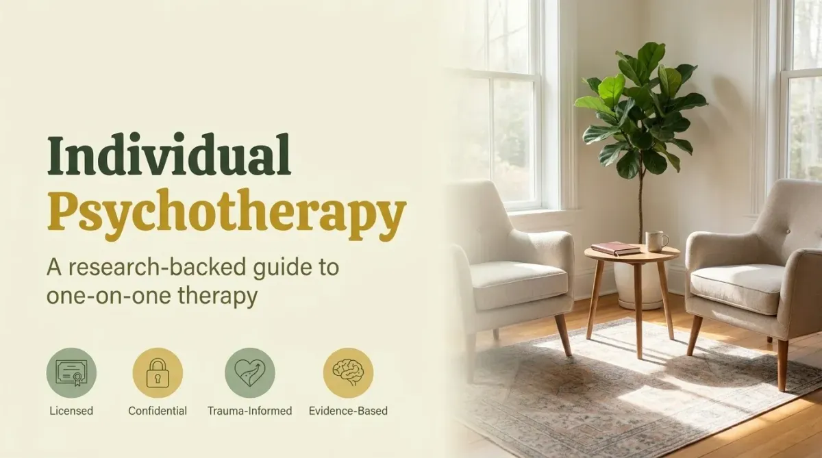What Is Individual Psychotherapy? A Research-Backed Guide to One-on-One Therapy