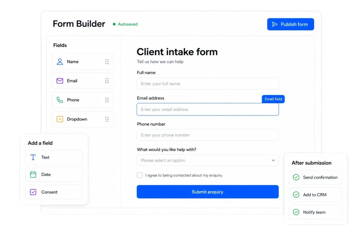 example of form feature