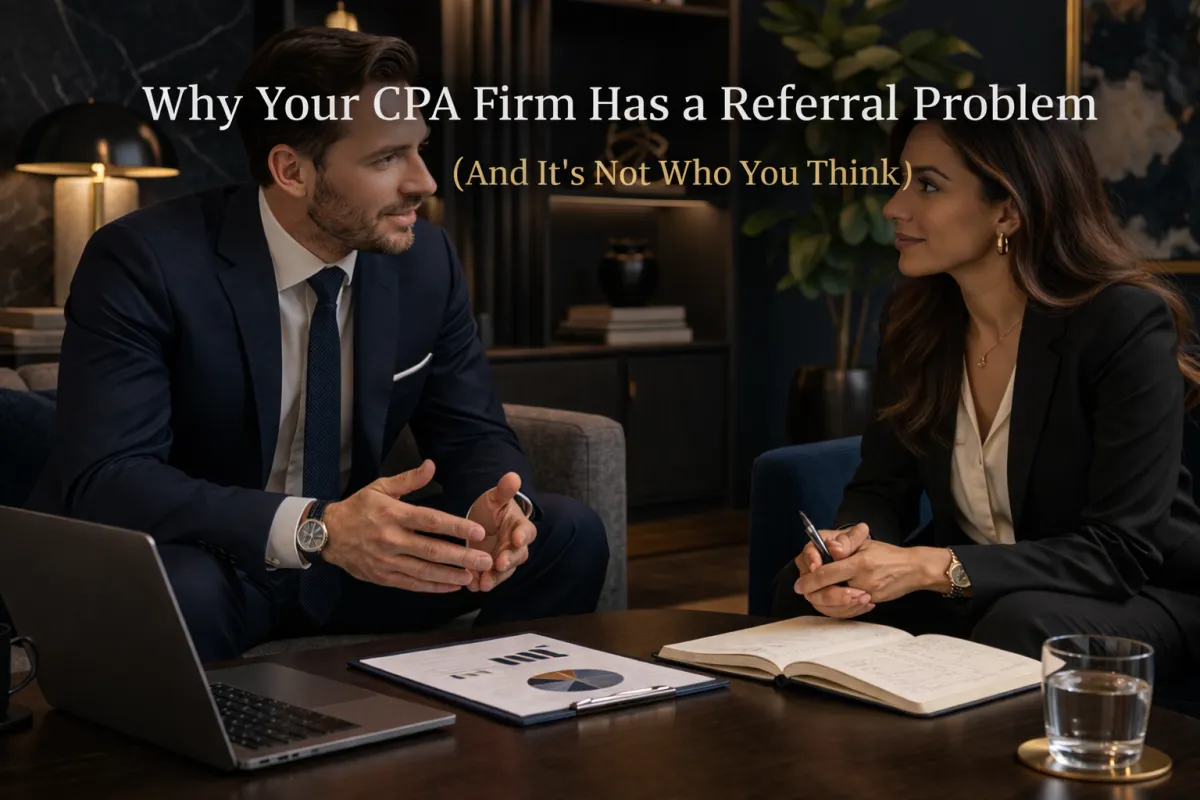 Why Your CPA Firm Has a Referral Problem (And It's Not Who You Think)