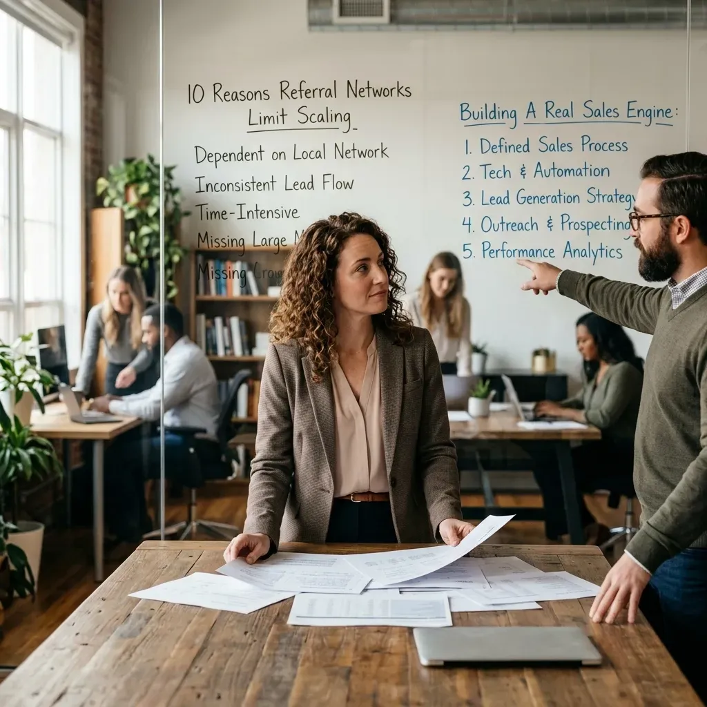 10 Reasons Your Referral Network Isn't Enough to Scale (And How to Build a Real Sales Engine)