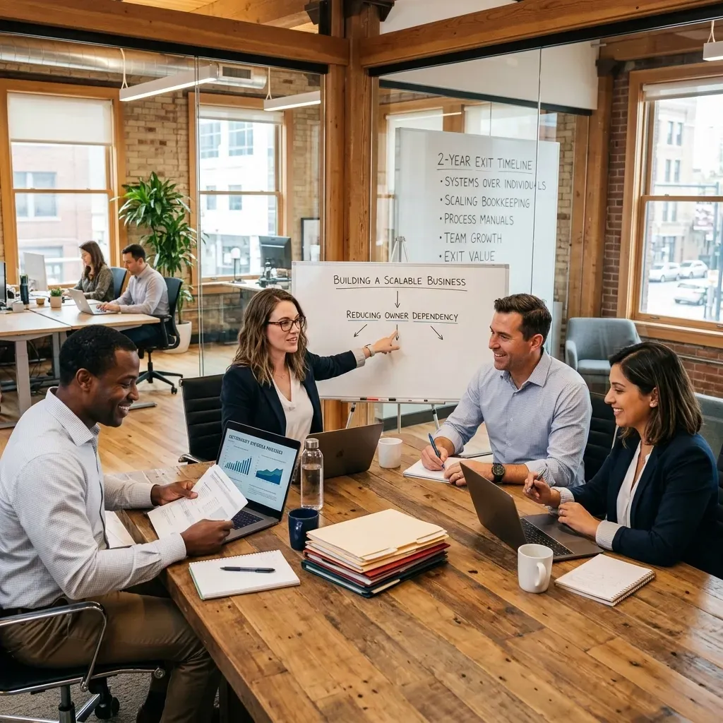 The Ultimate Guide to Building a Business to Sell in 2 Years: Reducing Owner Dependency for a Maximum Exit