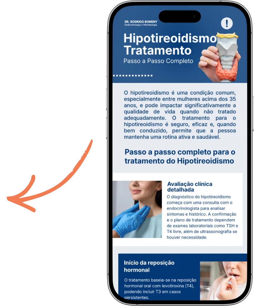 Infográfico > Hipotireoidismo tratamento