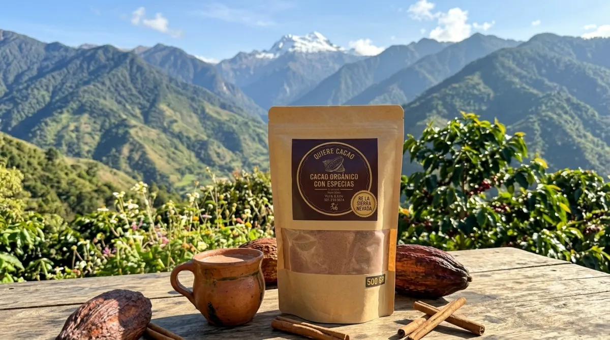 Tableta de chocolate oscuro premium sobre fondo neutro