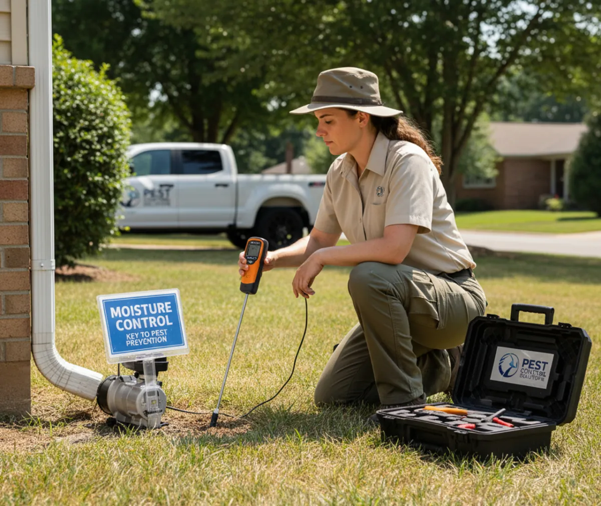 Why is moisture control key to pest prevention during summer?