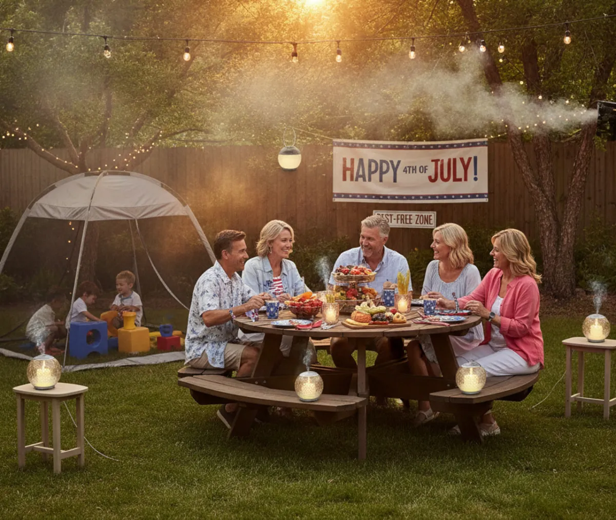 How Can Families Keep Outdoor Gatherings Pest-Free During July Celebrations