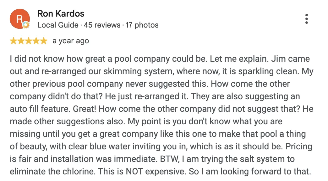 pool services