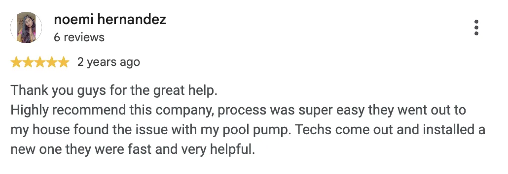 swimming pool service
