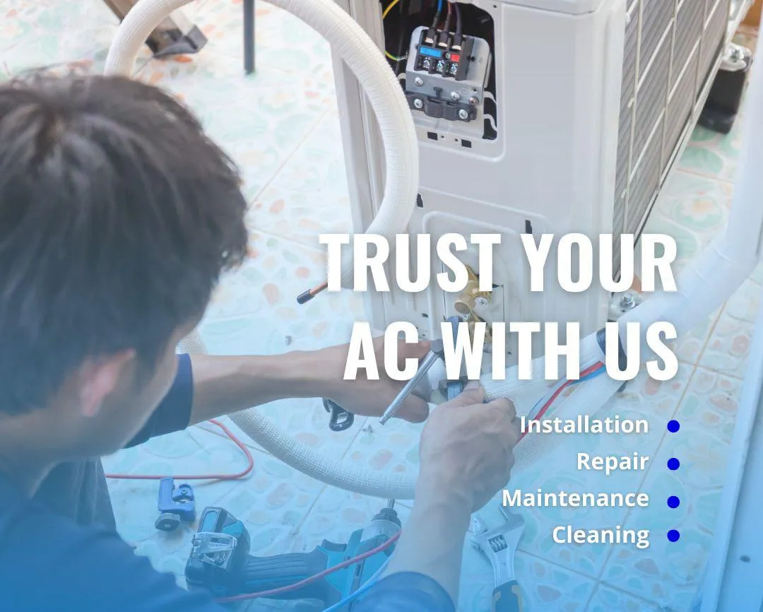 HVAC technician performing maintenance and repair work on an outdoor air conditioning unit, showcasing professional AC service that helps homeowners find affordable air conditioning repair and keep systems running efficiently.