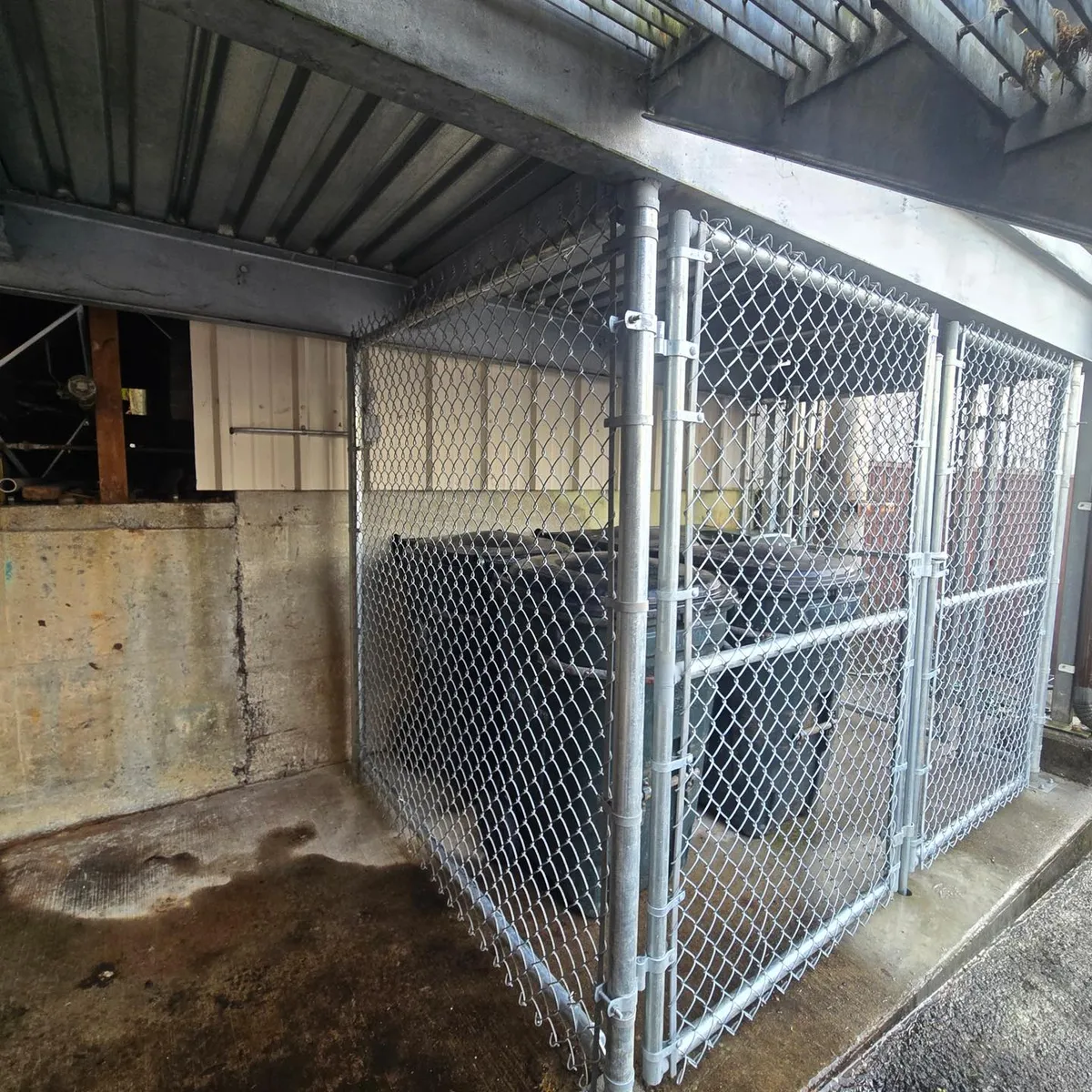 Chain-link fencing project by Southeast Fence Specialists