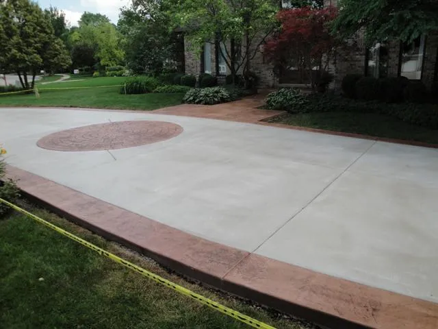 Aurora Concrete builds and installs Driveway