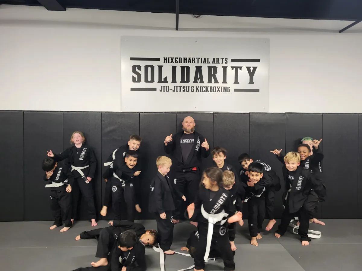 alt="Littles Jiu-Jitsu class for ages 3 to 5 at Solidarity MMA in Frisco, TX"