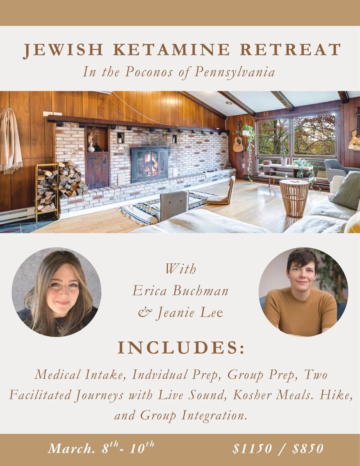 Jewish Ketamine Retreat | Pocono Mountains, PA
