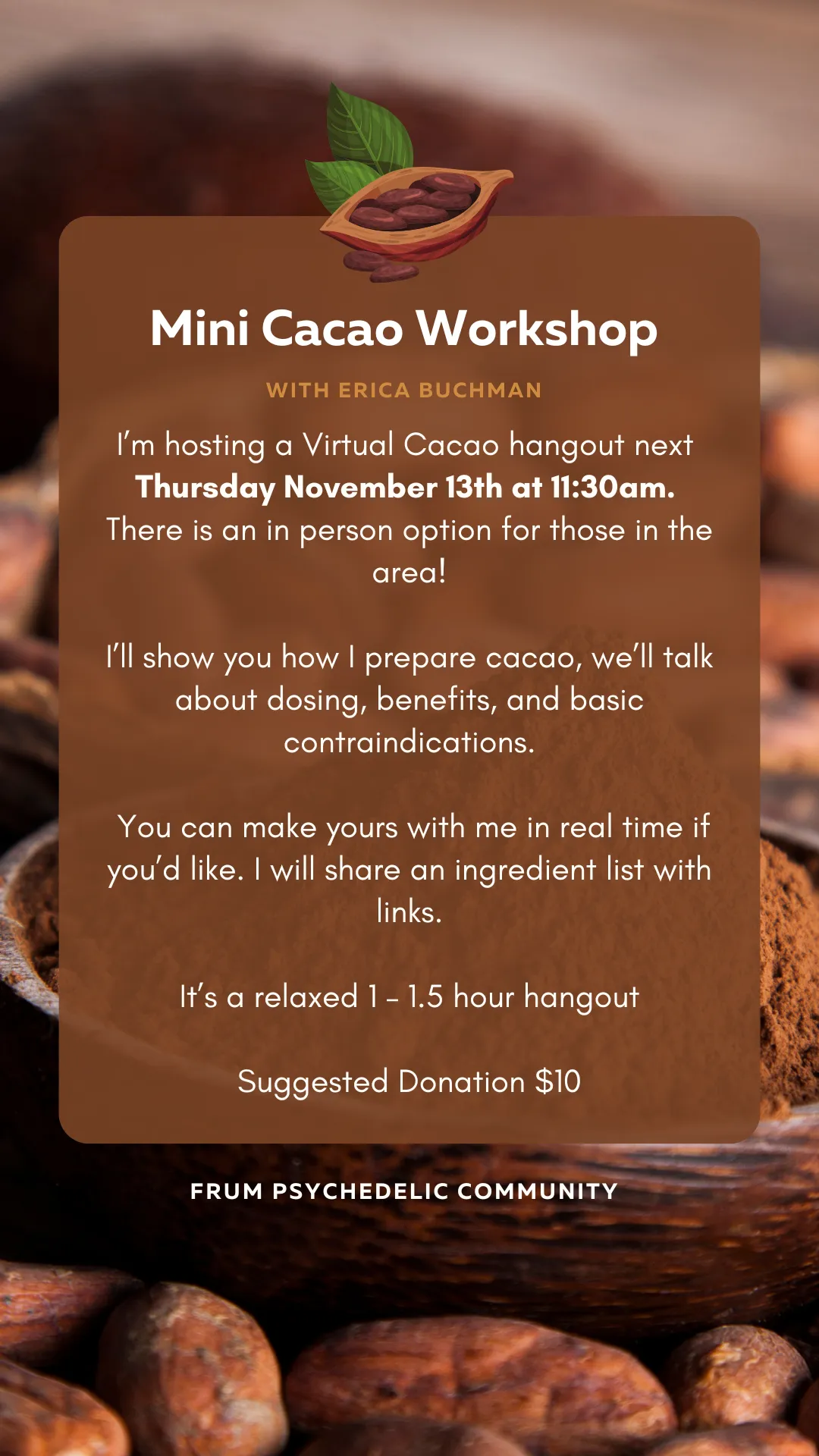 Mini Cacao Workshop