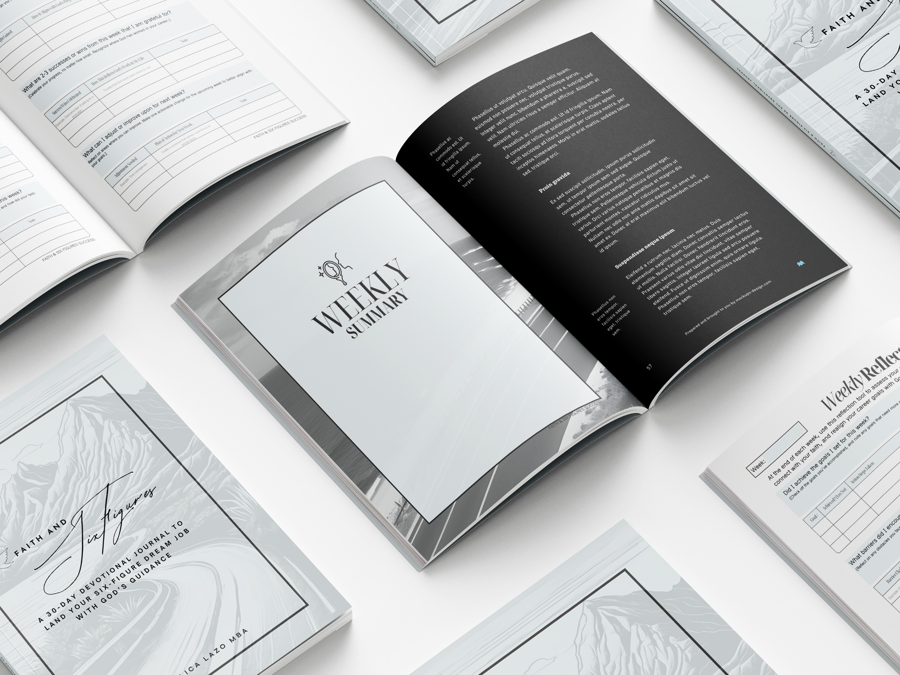 Faith & Six Figures devotional journal books