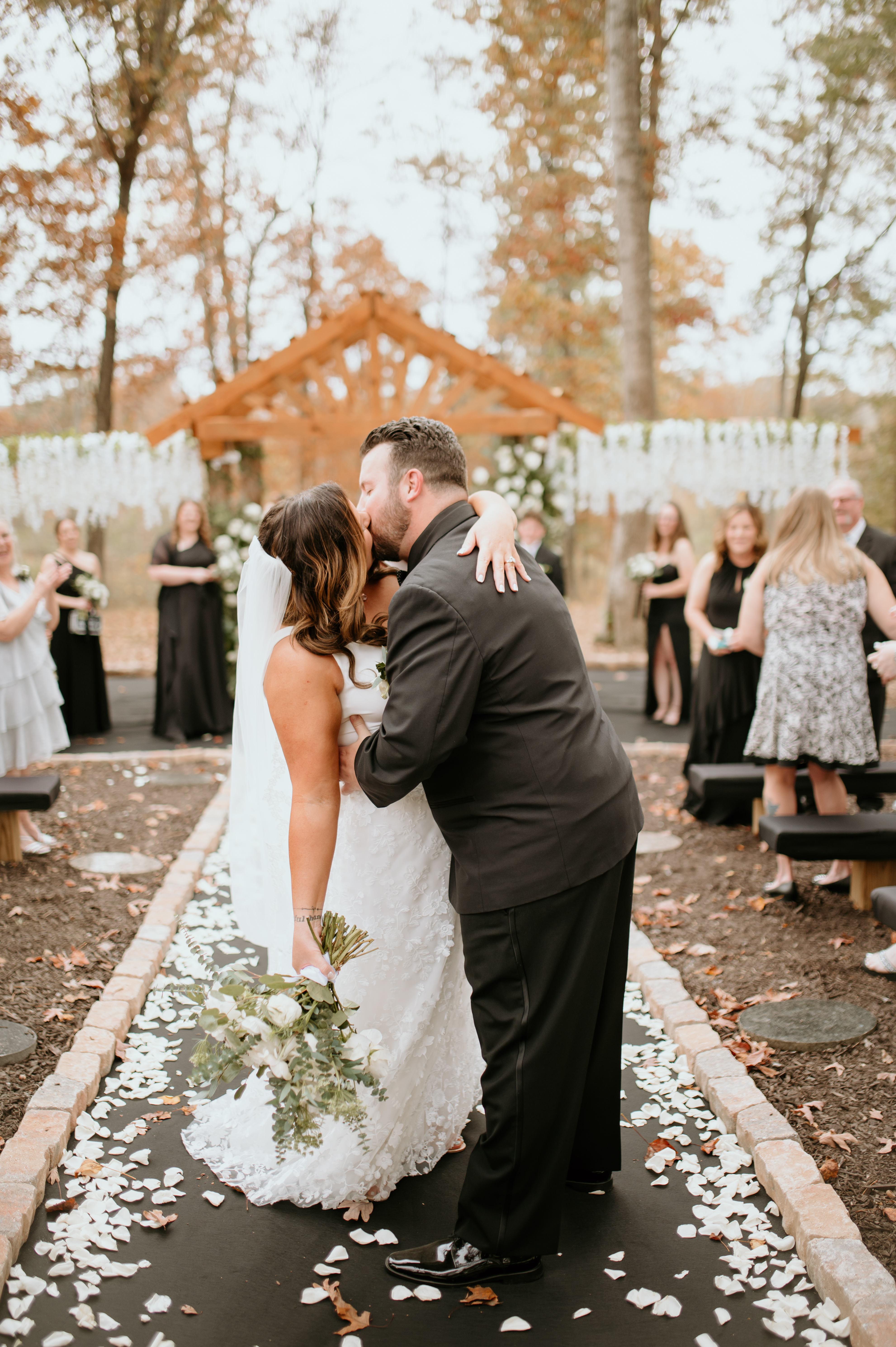 wedding table set up